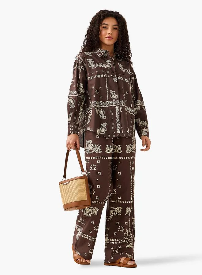 Lee Cooper Lee Cooper Shirt with Paisley Print